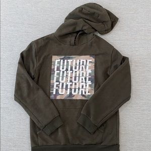 Primark pullover hunter green hoodie boy’s size 12-13